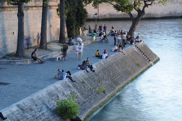 Summer Picnic in Paris Seine