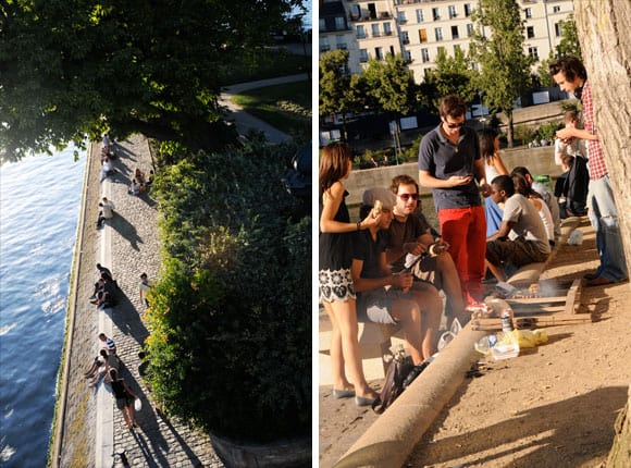 Summer Picnic in Paris Seine