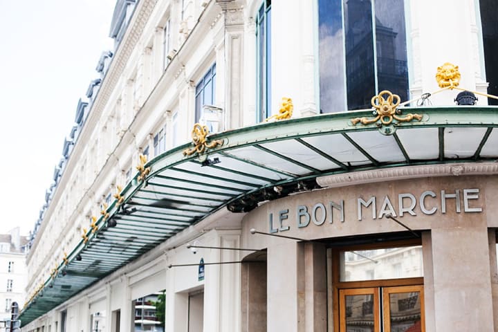 paris breakfasts: Le Bon Marche - le Rois des Forêts