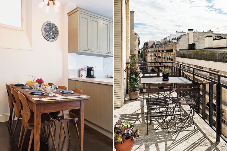 Victor Hugo Luxe Kitchen and Balcony