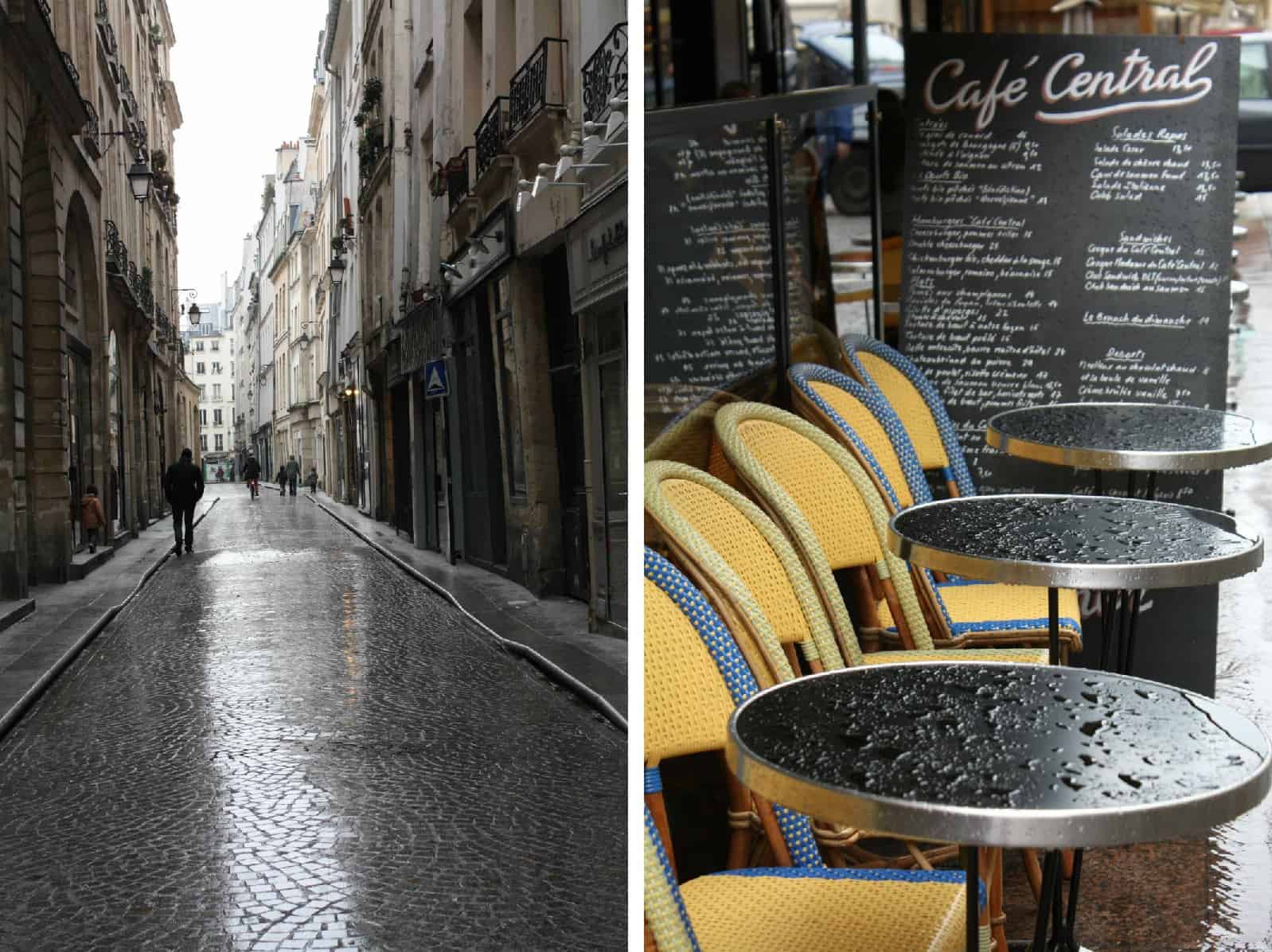 HiP Paris blog. Paris beneath a veil of rain. If you've ever wanted to feel like you have Paris all to yourself, go for a walk in the rain.