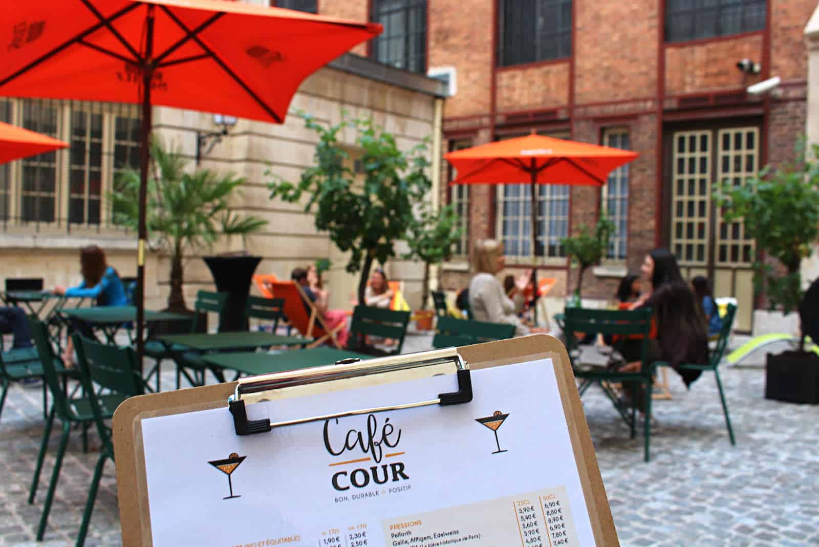 Café Cour: A Hidden Terrace in Paris' Marais