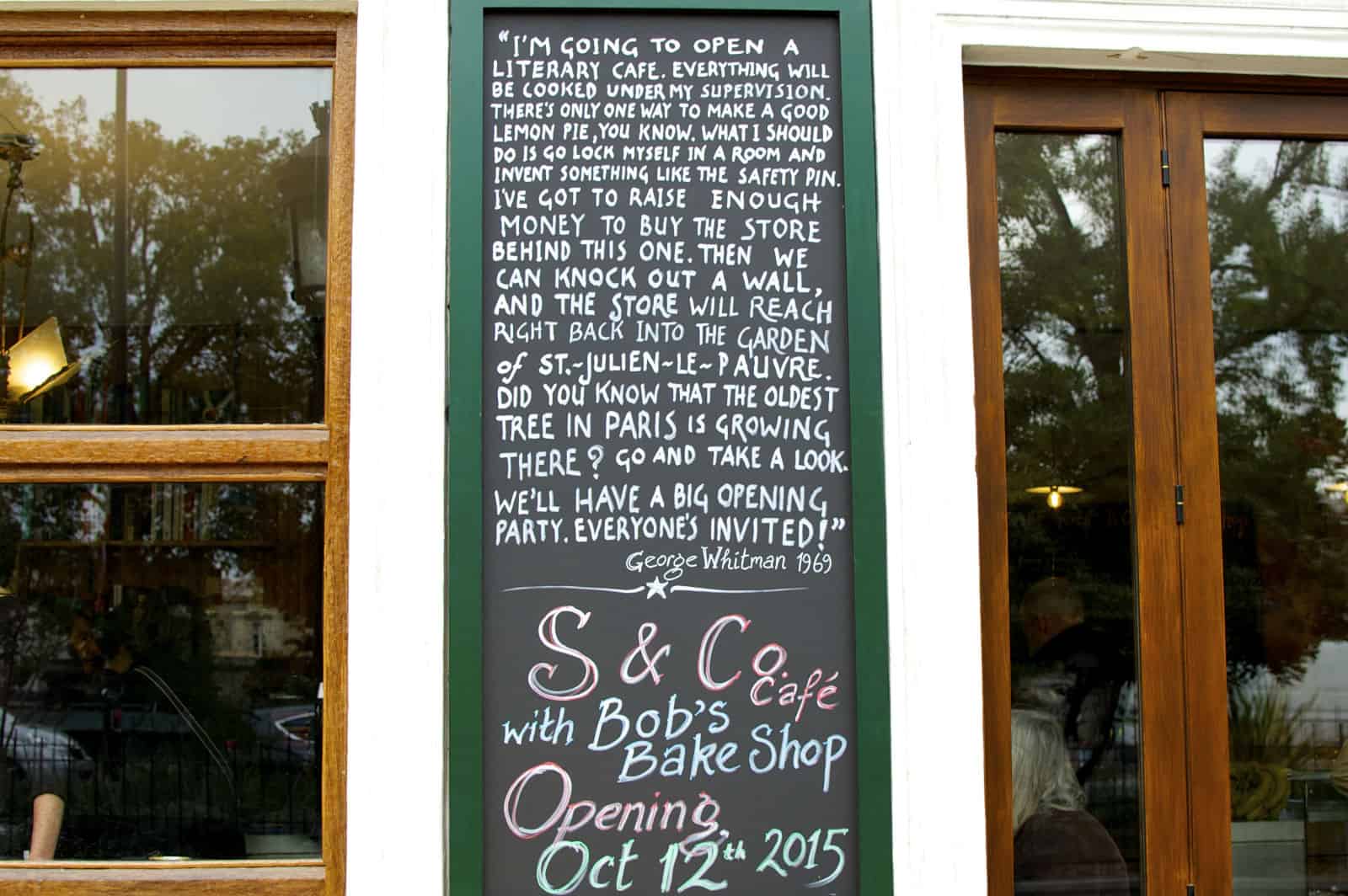 HiP Paris Blog, Shakespeare & Company Café is George Whitman's vision finally made reality.