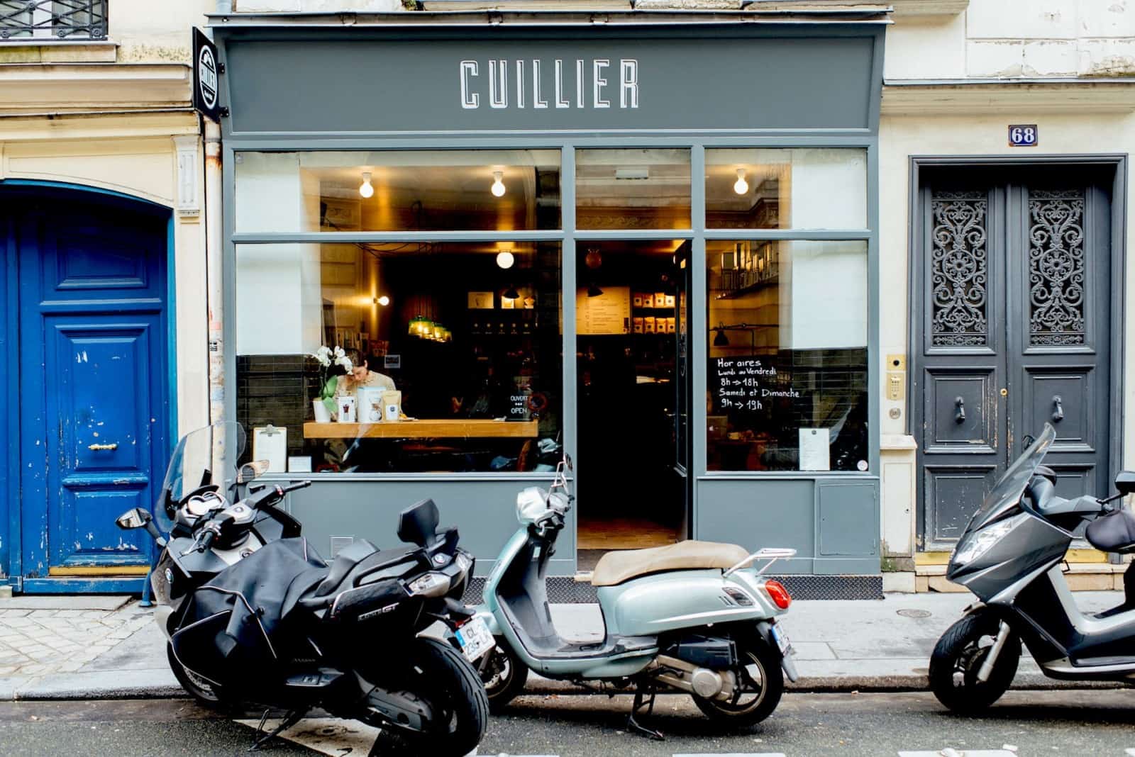 Coffee with a French Twist at Cuillier Cafe in Paris