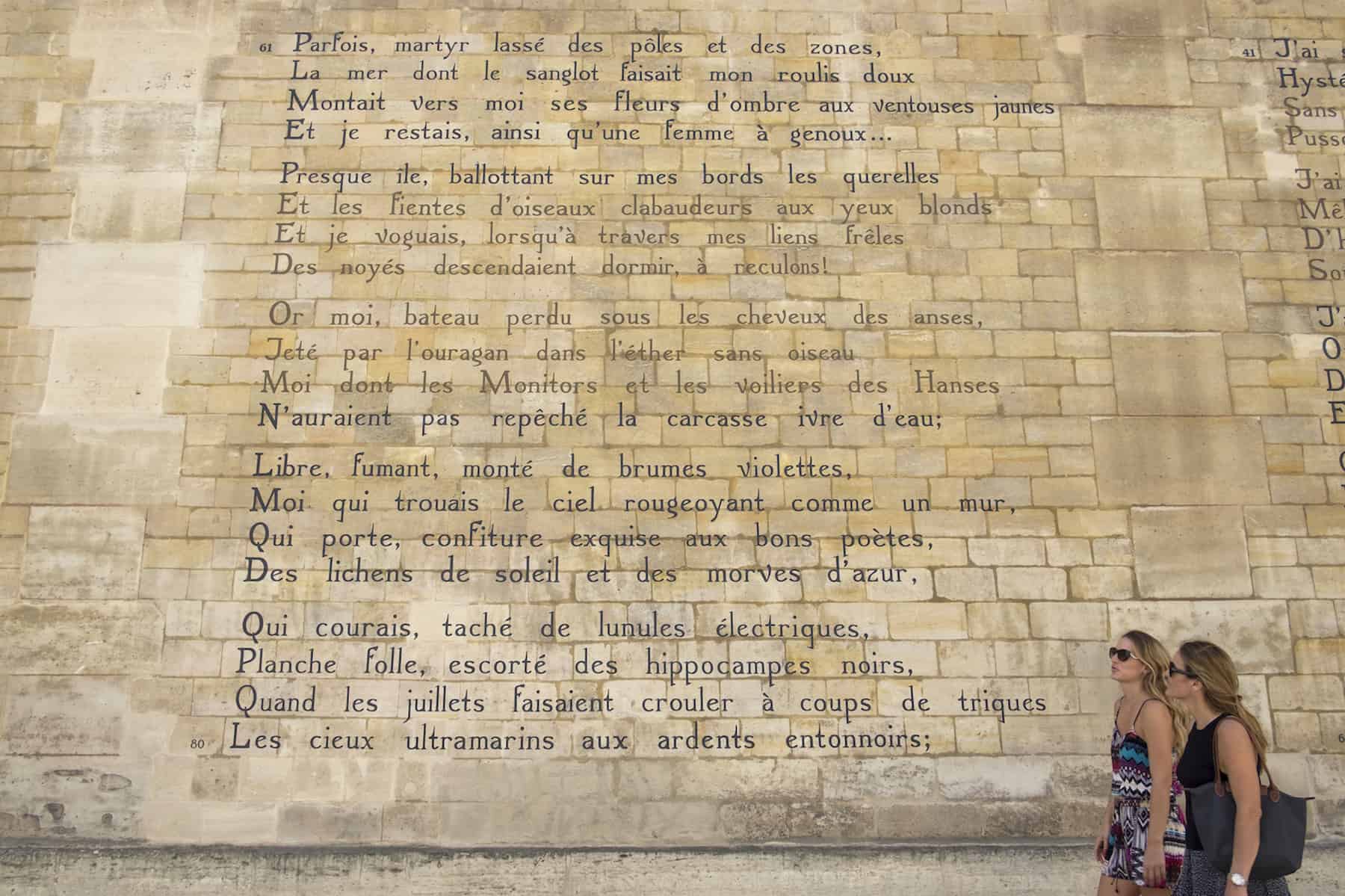 HiP Paris blog. Discovering Saint Sulpice. Le Bateau Ivre by Arther Rimbaud.
