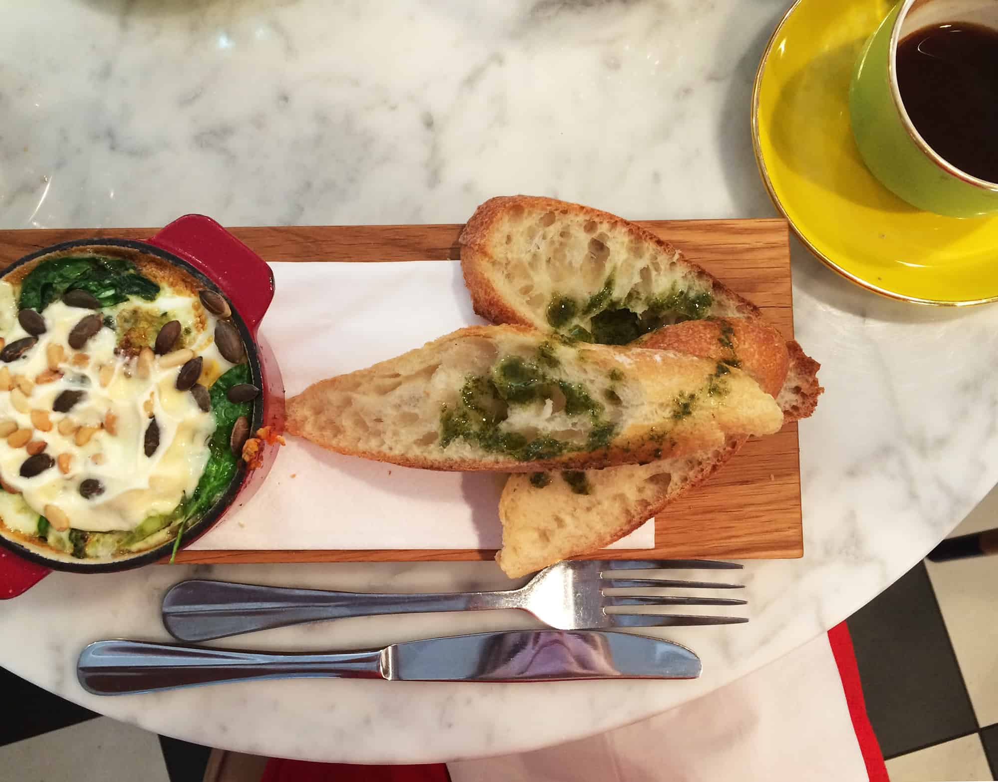 One of the best coffee shops for brunch in Paris is Hardware Sociéte in Montmartre, for its homemade fare and coffee.
