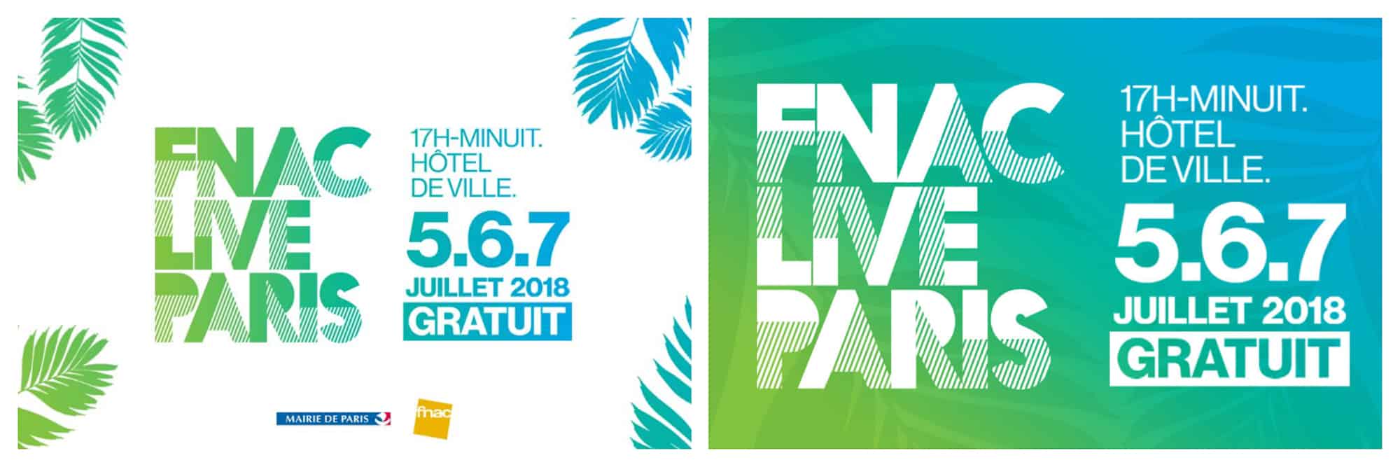 HiP Paris Blog rounds up what's on in Paris this July including various music events and concerts like on this poster for FNAC Live Paris.