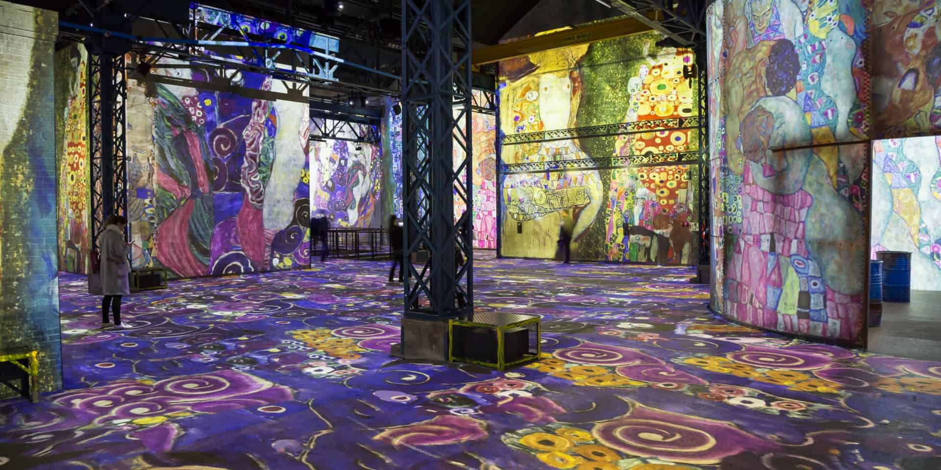Digital Paris museum the Ateliers des Lumieres opened with a light and sound show of Gustav Klimt's work.