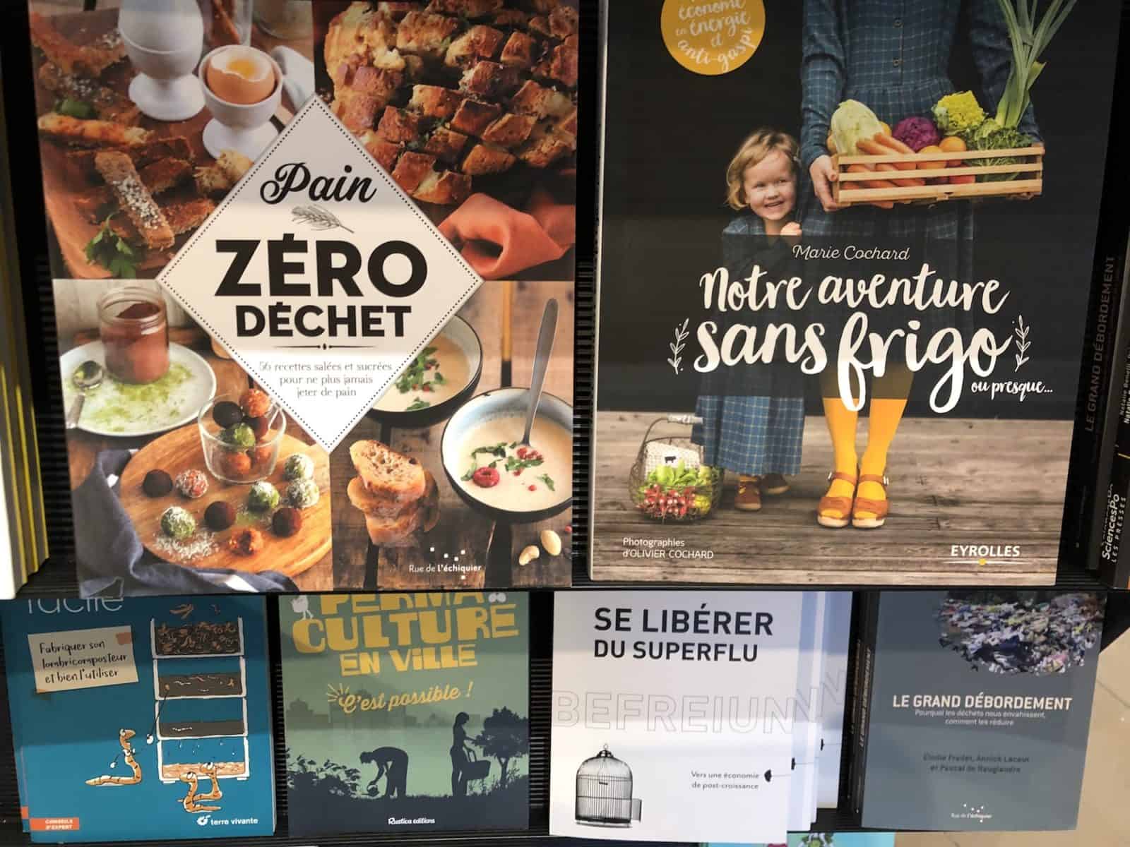 The Maison du Zéro Déchet (house of zero waste) Paris concept store is the place to buy French cooking books to set you on your way to zero-waste living.