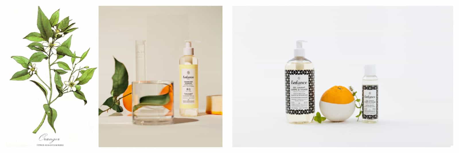 French beauty brand store in Paris, Oh My Cream! stocks organic Enfance products made with natural ingredients like zesty orange for the whole family.