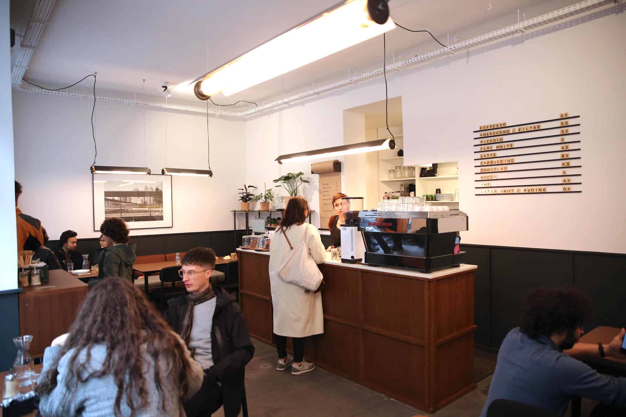 A Design-Forward Paris Coffee Shop: Residence Kann