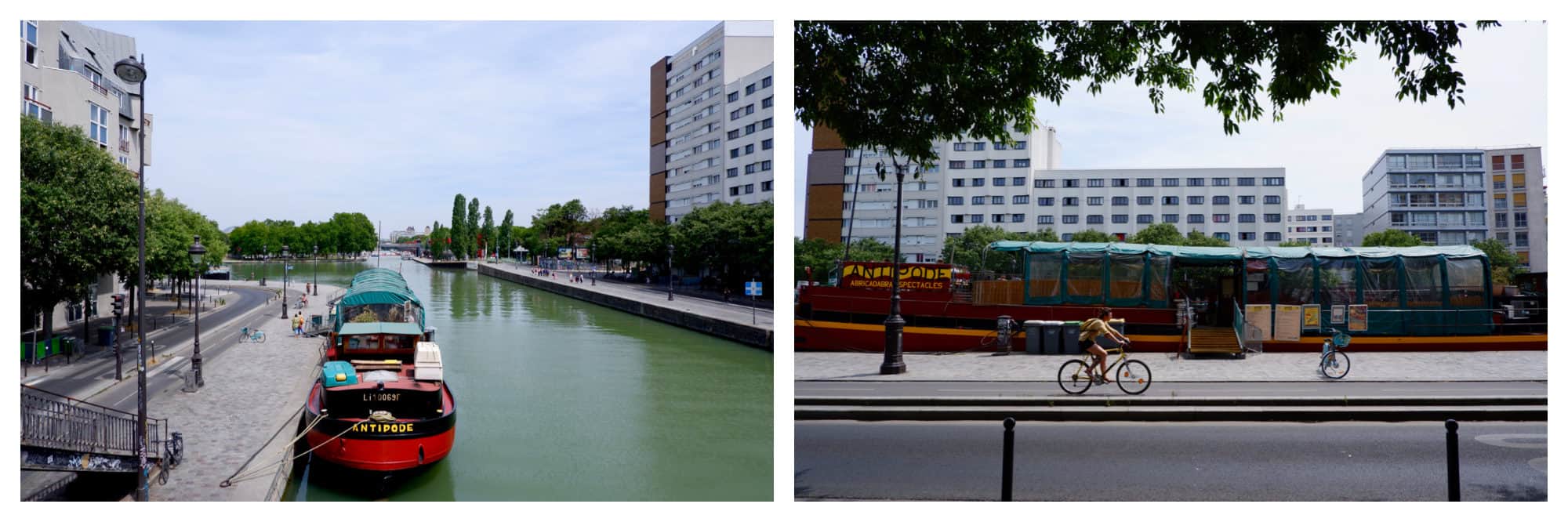 You will also find a number of barges with bars, theatres, clubs and even a bookshop on the canal. 