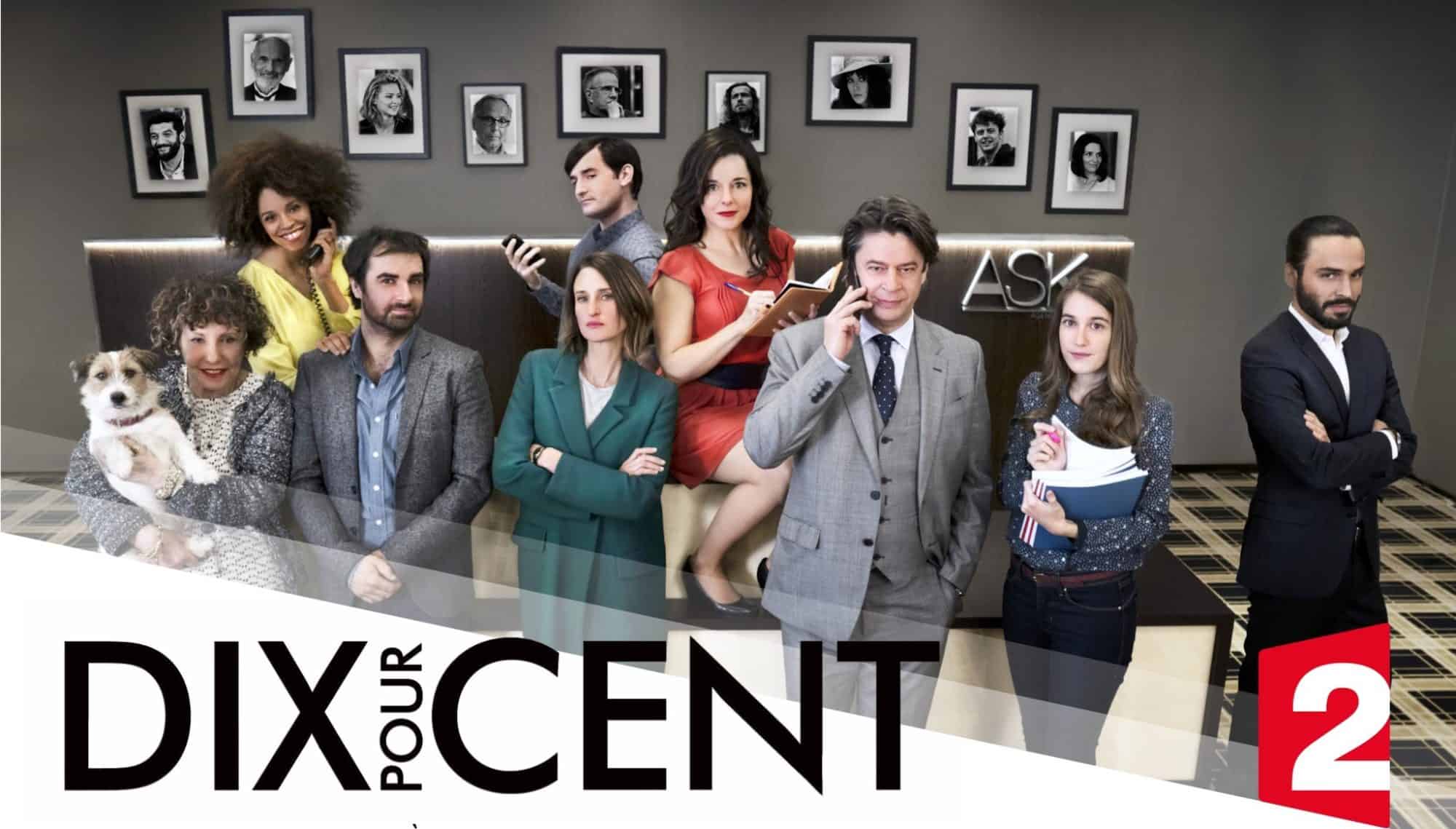 The cast of French Netflix series Call my agent or "Dix Pour Cent" in French, which is perfect for watching while on lockdown during the Covid-19 lockdown.