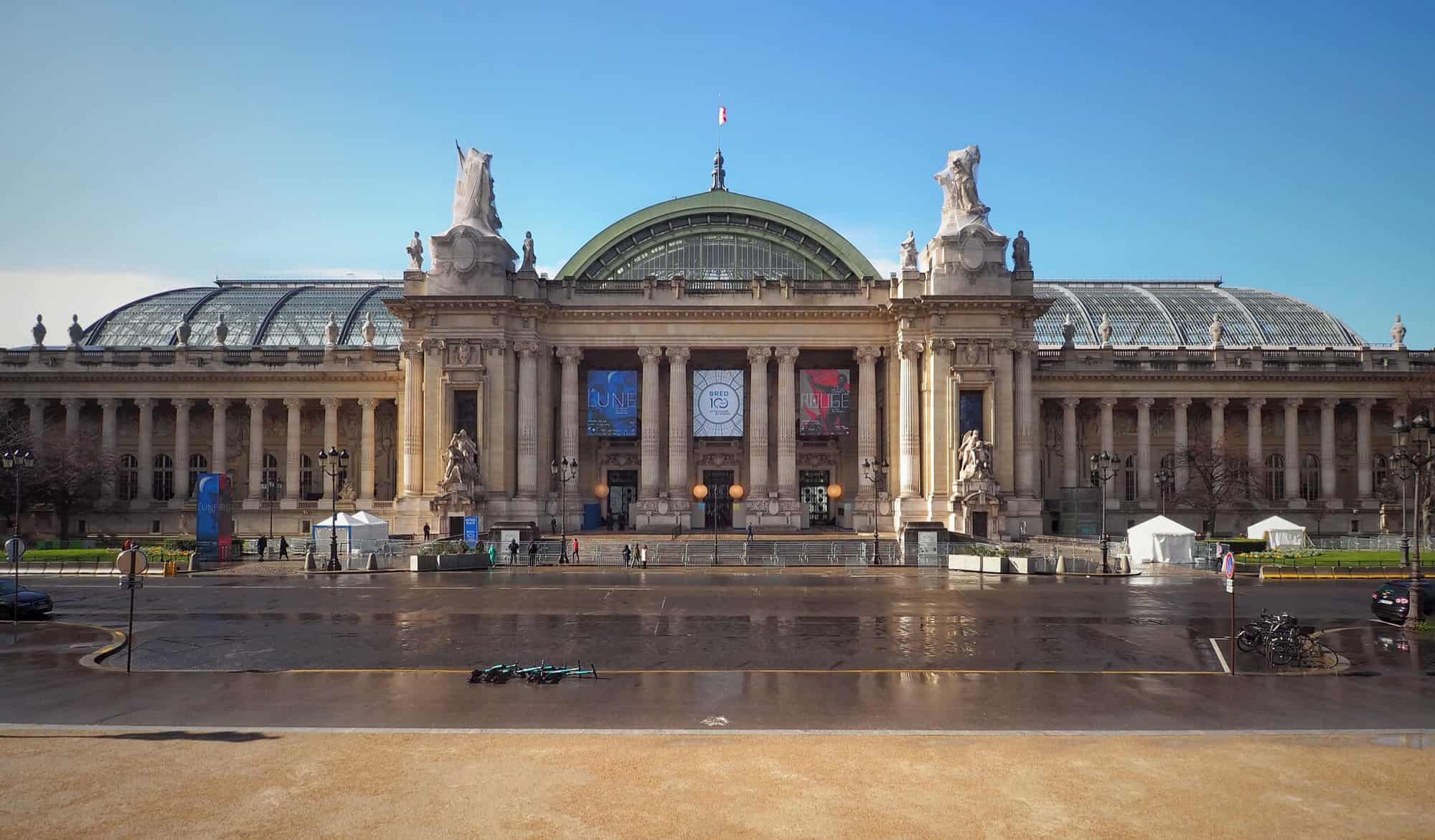 The exterior of Paris's Grand Palais.