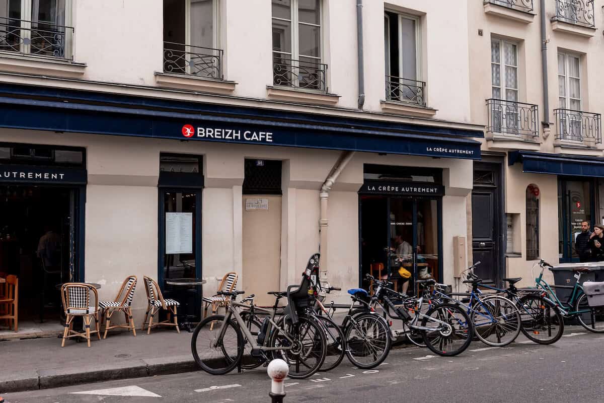 Breizh Cafe in the Marais. 