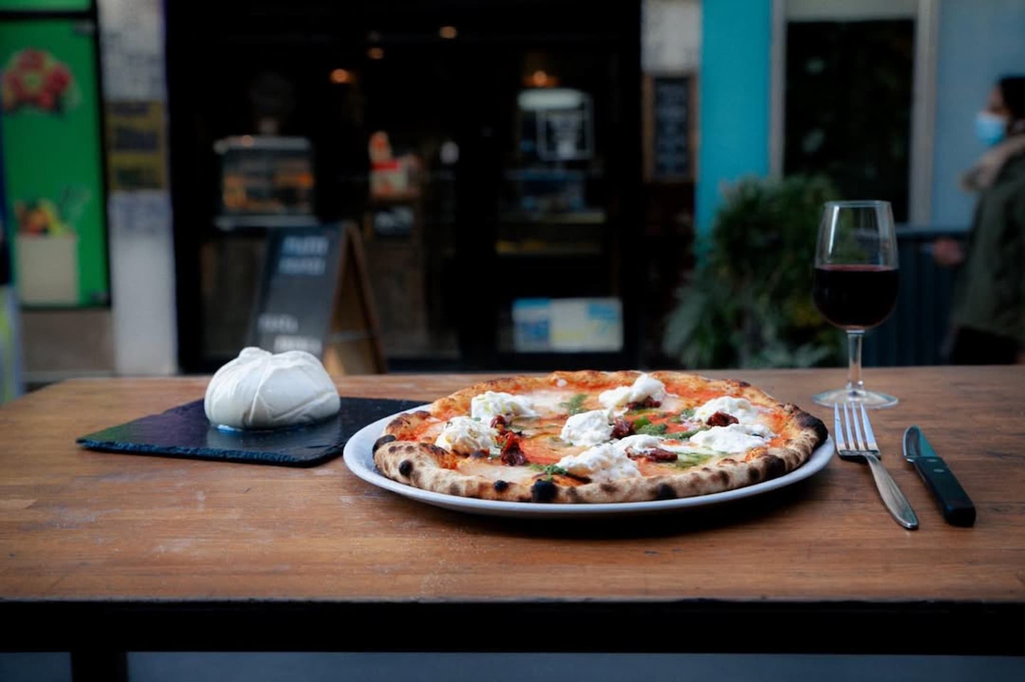 A pizza from Arcimboldo.