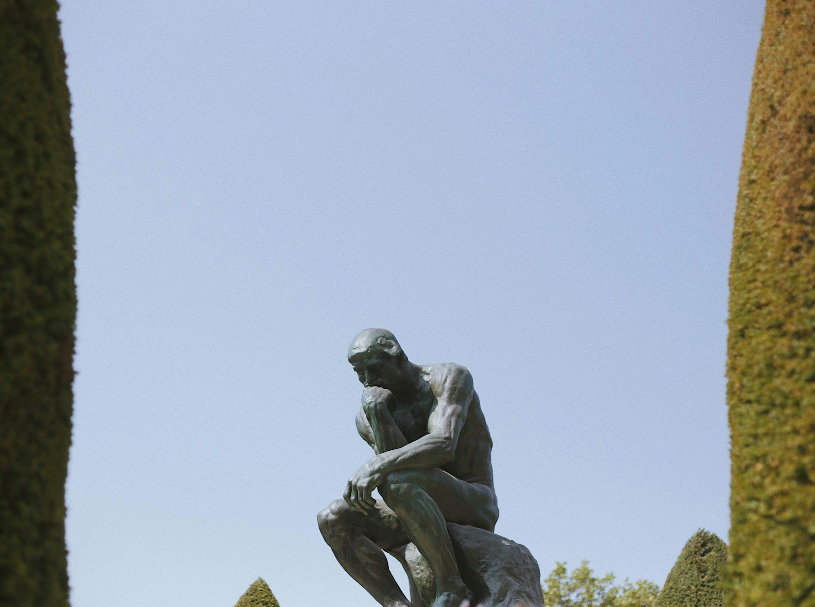 The Thinker by Rodin.