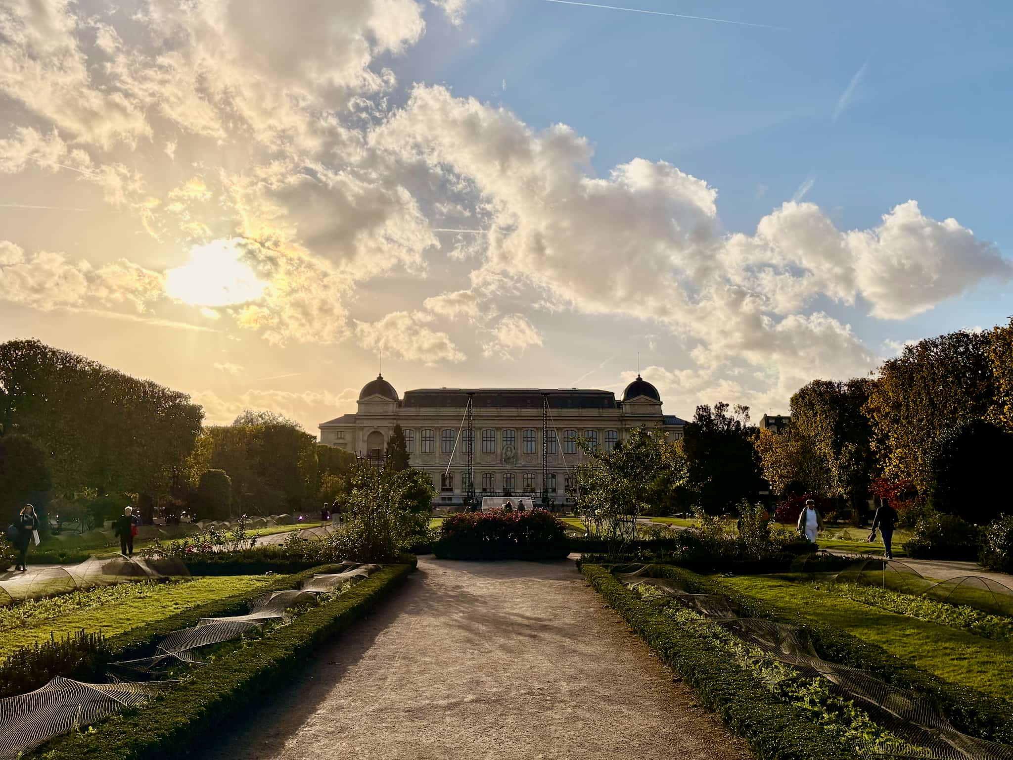 the jardin des plantes in Paris.