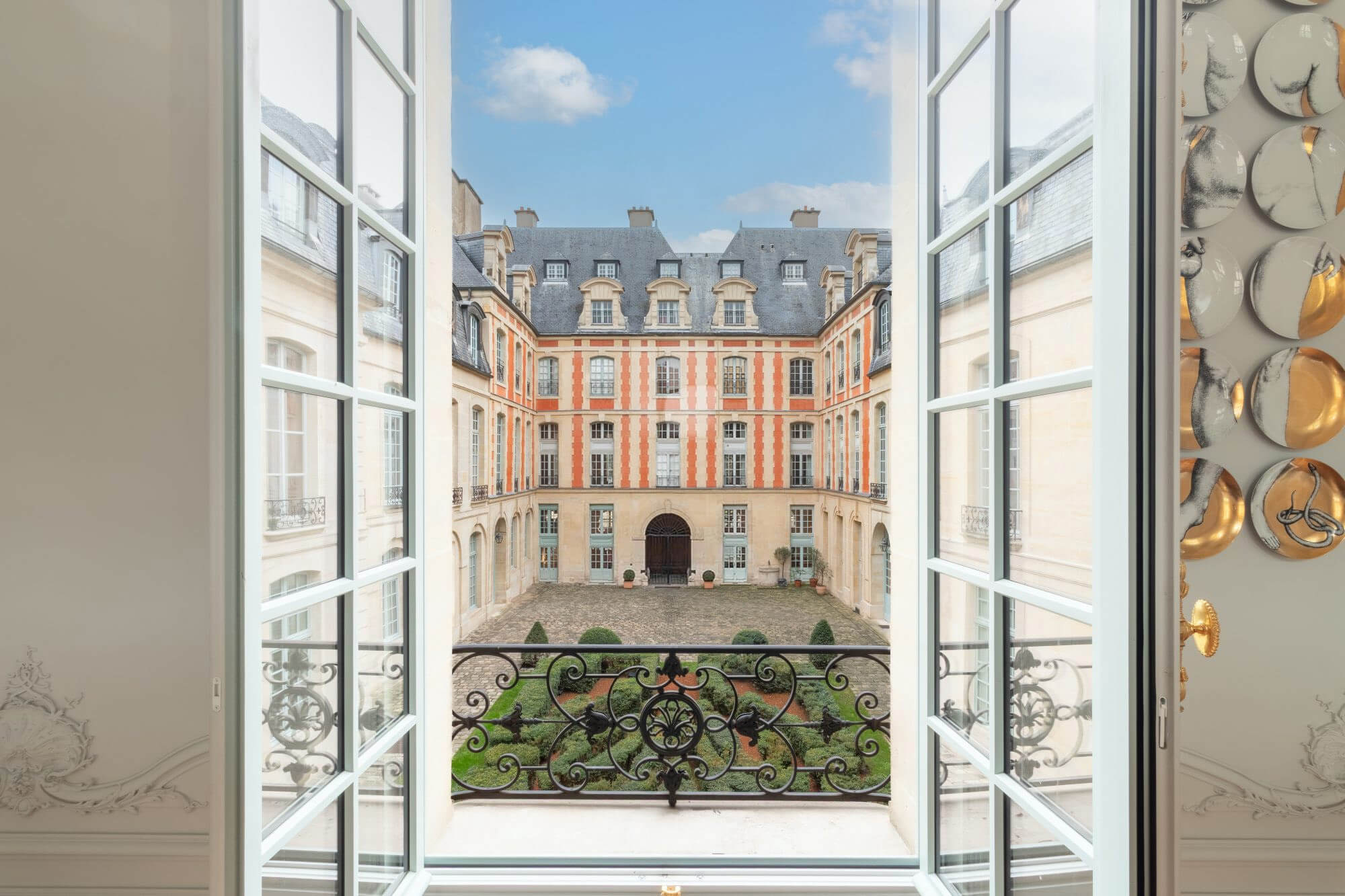 Glimpse Into A Historic Residence on the Place des Vosges: A Fractional Paris Apartment